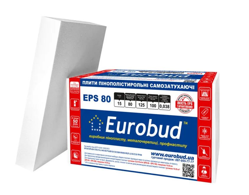 Пінопласт Eurobud Ecoterm EPS 80