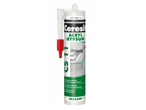 Герметик актиловий Ceresit CS 11 Acryl Gypsum